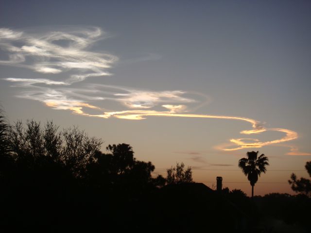 Space Shuttle Launch From Home Office Window, 2010