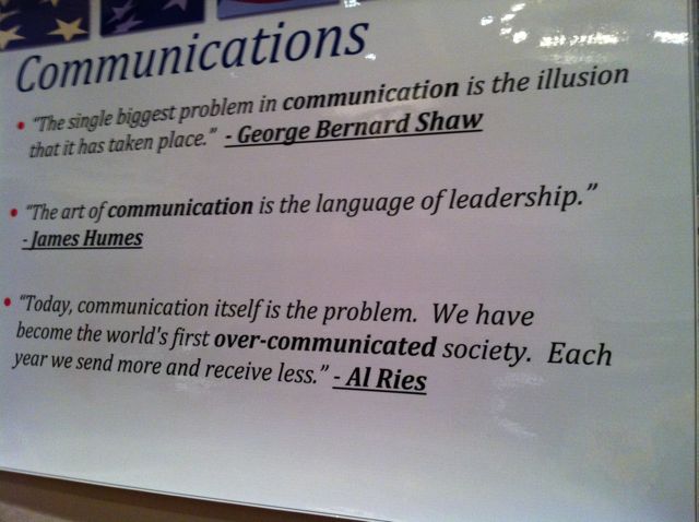 Communication is the gateway to trust