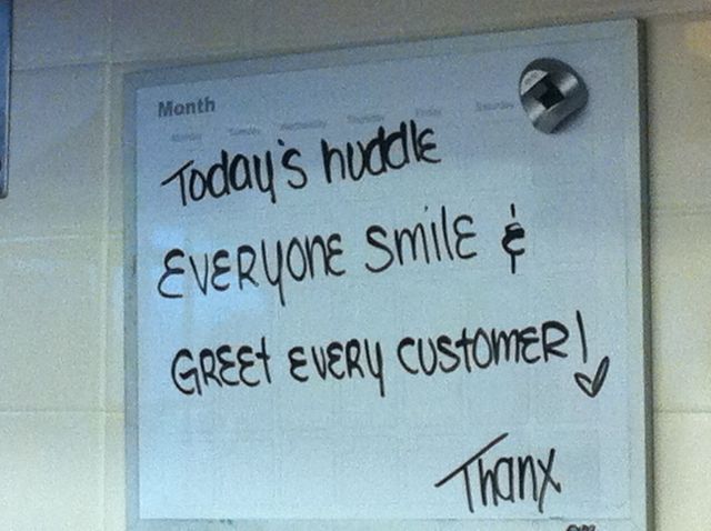 Should the customer see this message? Some say yes, some say no.