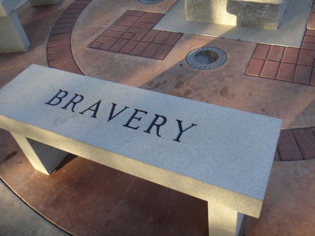 Bravery is a verb. Waco, TX 2011