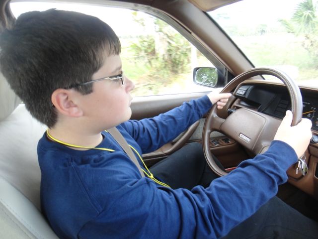 Trust is developed over time. In five years, when he's 16, there should be enough trust to turn over the keys.