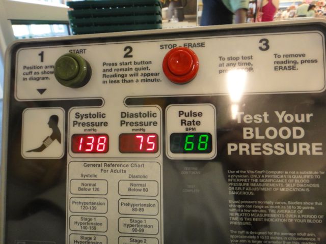 I've never seen resting numbers this high. Hope I never do again.