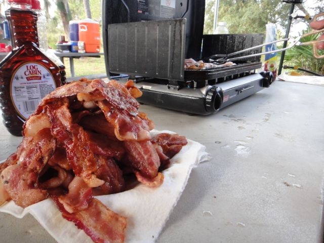 By the time most folks are ready for pancakes and bacon, I'm ready for lunch.