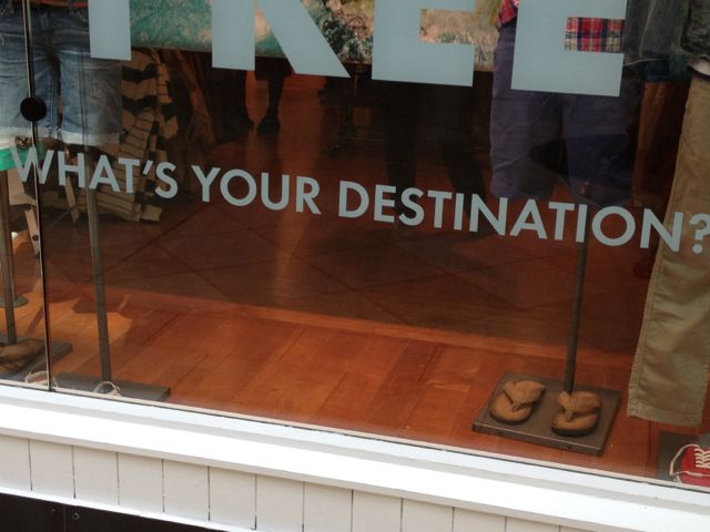 knowing where I'm headed is the most important part of my journey (same for you) life journey