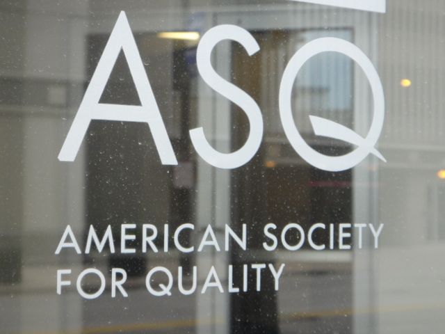 who knew there was an American Society For Quality? American Society For Quality