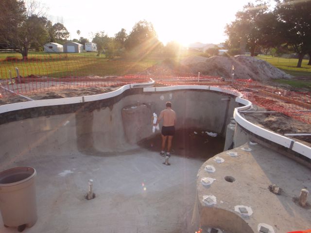 swimming pool construction