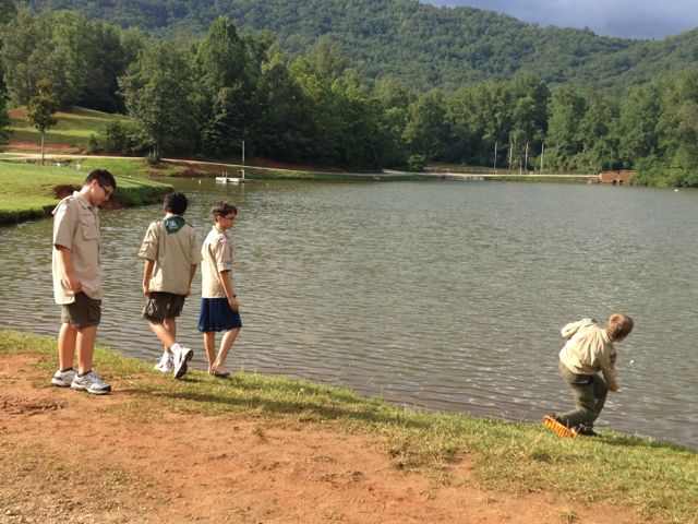 skipping stones