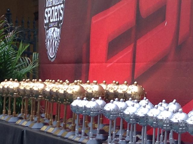 photo of soccer tournament trophy ceremony
