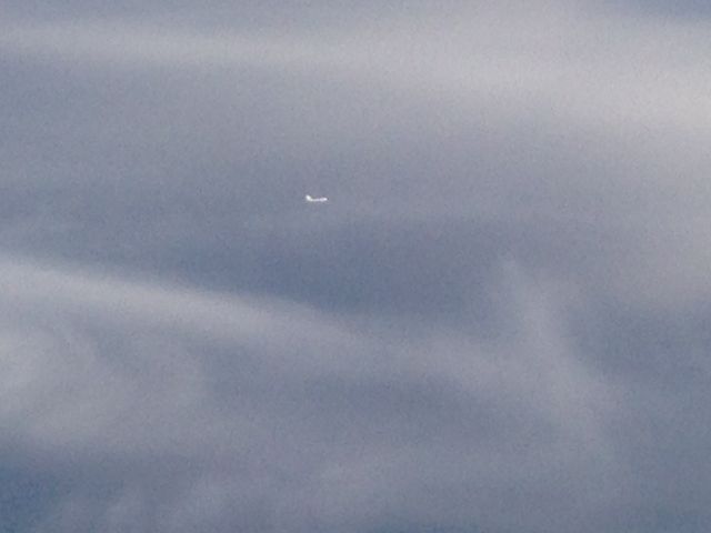 another jet is close by air travel