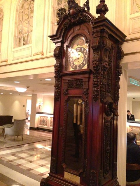 time waits for no one, especially show time grand father clocks