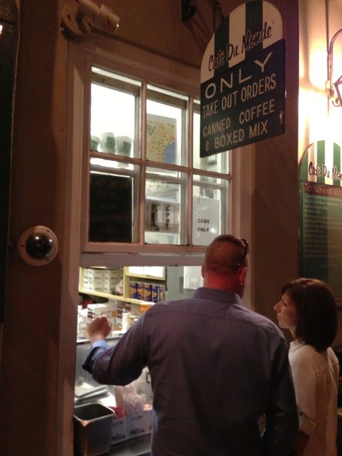 we're next Cafe Du Monde take out