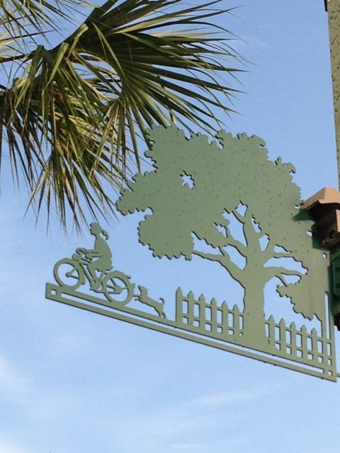 street sign in Celebration, Florida fun street signs