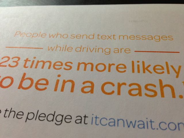 common sense insight tells us, distracted driving, of any sort, is ridiculously unsafe