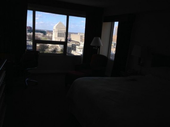 Indianapolis Sheraton Hotel room
