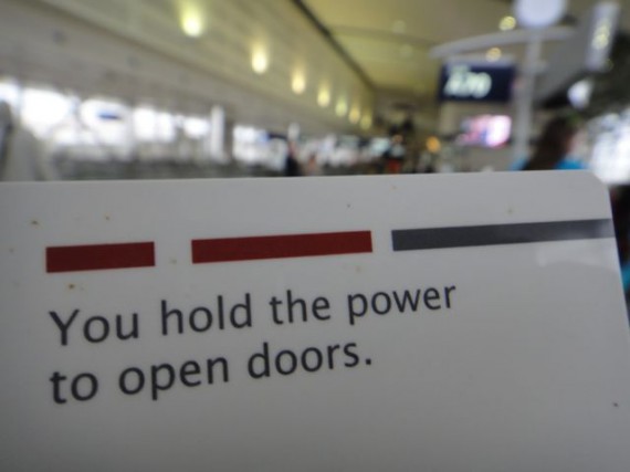 inspiring thought on hotel room key