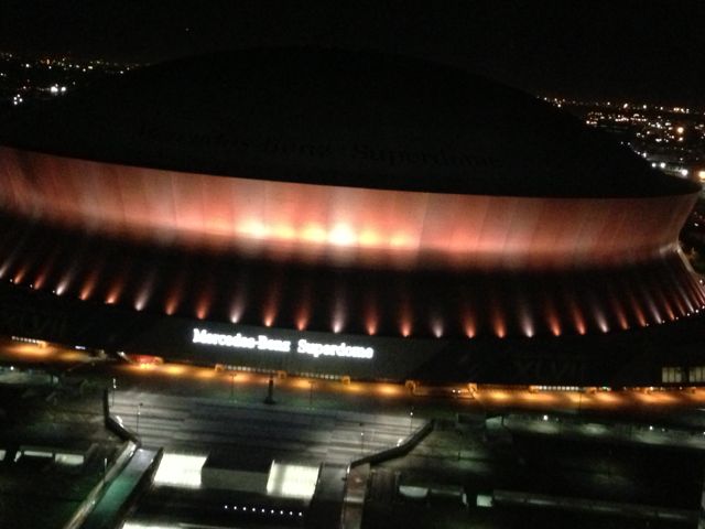 Super Dome from hotel room