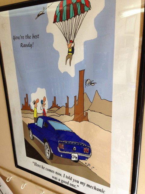 Poster showing customer appreciation