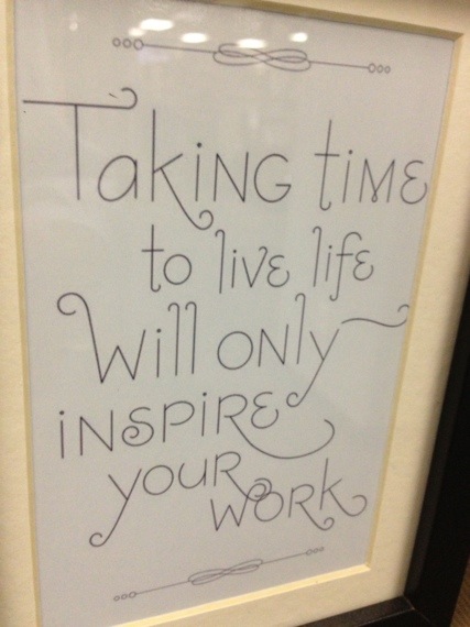 Motivational quote on living without regret
