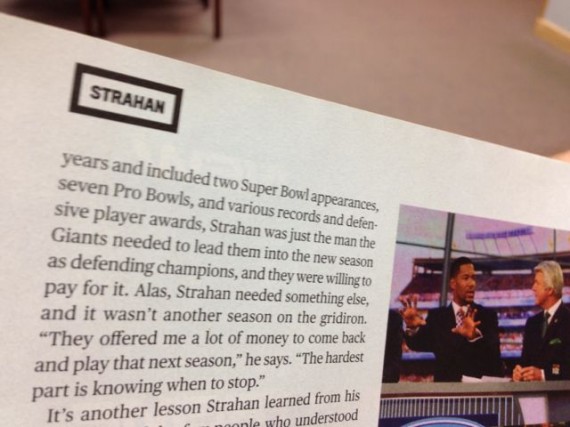 Michael Strahan feature in Men's Fitness Magazine