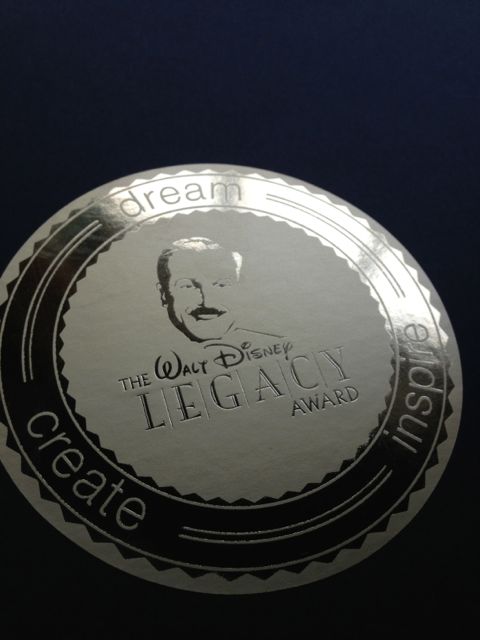 Walt Disney Legacy award