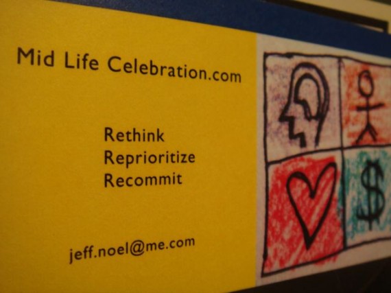 Mid Life Celebration tagline and logo