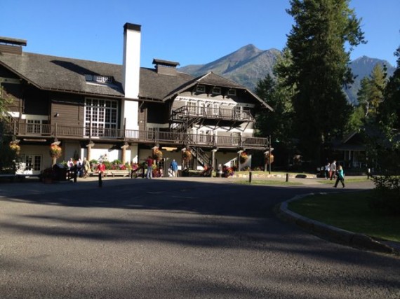 Lake McDonald Lodge early morning photo