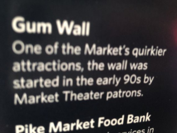 Seattle's Pike Place gum wall