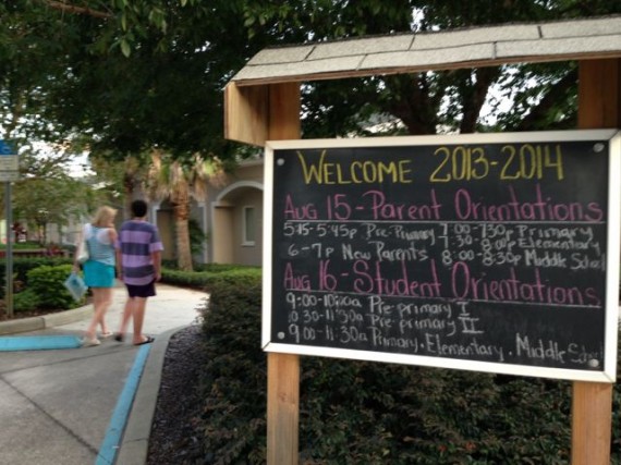Middle School parent orientation photo