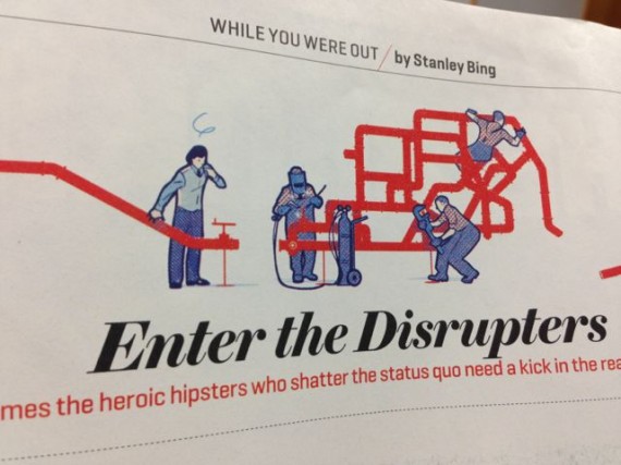 Fortune article on technology disruptions