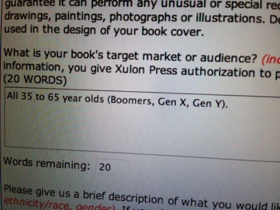 Mid Life Celebration target market description