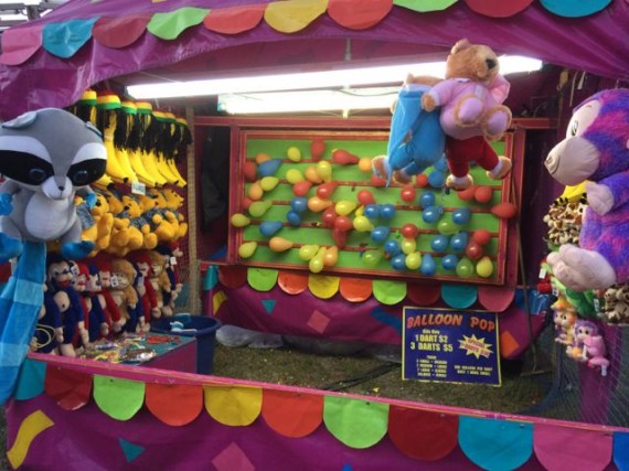 Carnival game booth