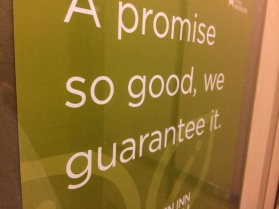 Promises, promises, eh?