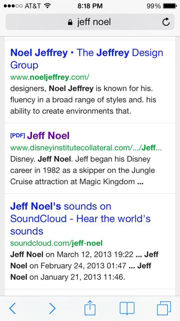 Google jeff noel
