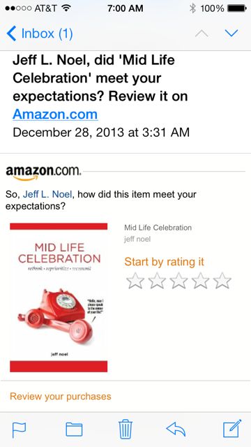 Amazon product rating survey