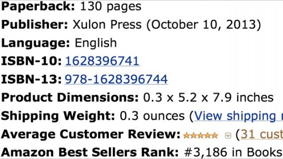 Amazon Sales Rank screen shot Mid Life Celebration