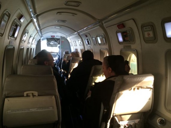 Small 18-seater aircraft