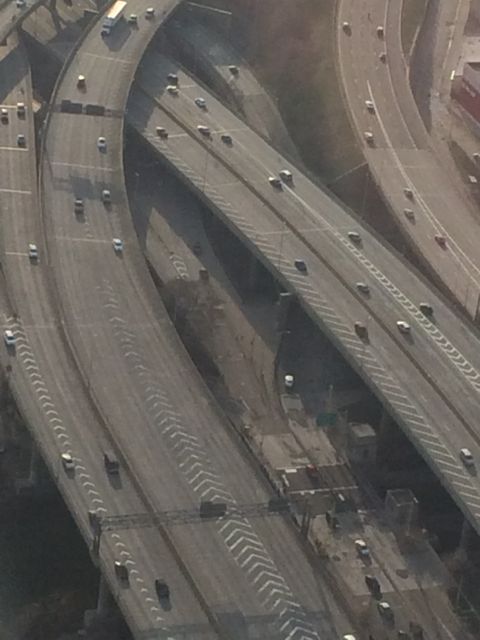 NYC freeway on a Sunday afternoon