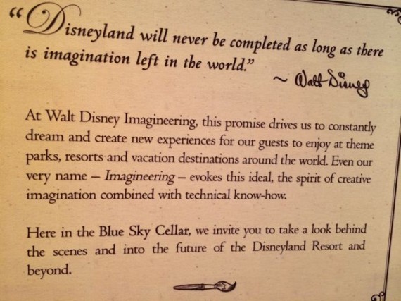 Walt Disney quote about change and Imagineering