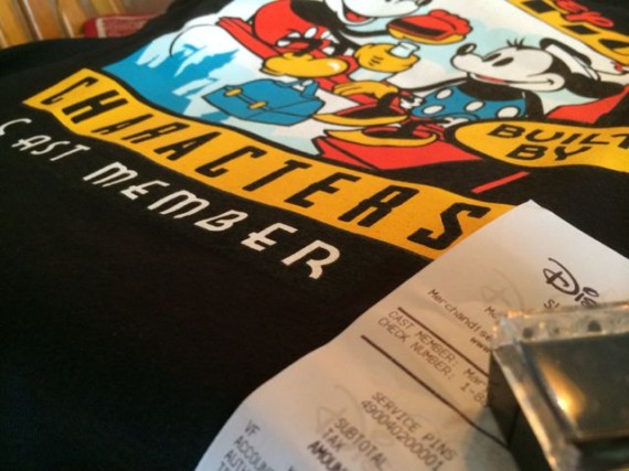 Disney Cast Member exclusive tee shirt