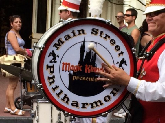 Disney Marching Band on Main Street