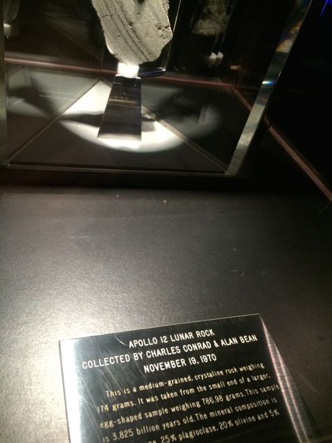 Luna Rock on display