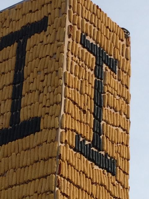 Corn sculpture in Iowa City
