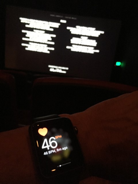 Apple Watch heartbeat monitor