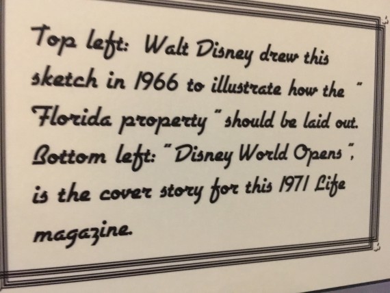 Walt Disney historical plaque at Disney University 