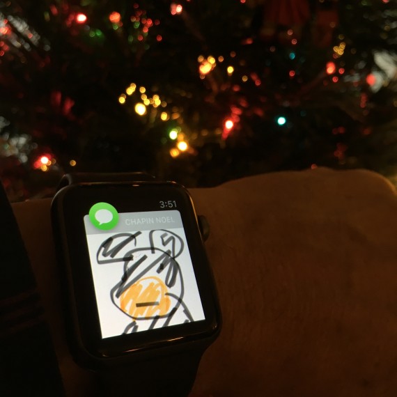 Apple Watch drawing
