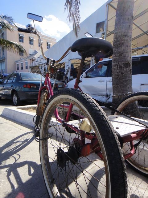 Bicycle at Nassau port