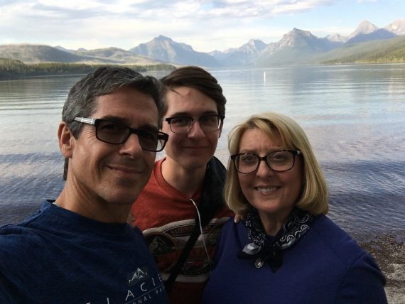 Family at Lake McDonald