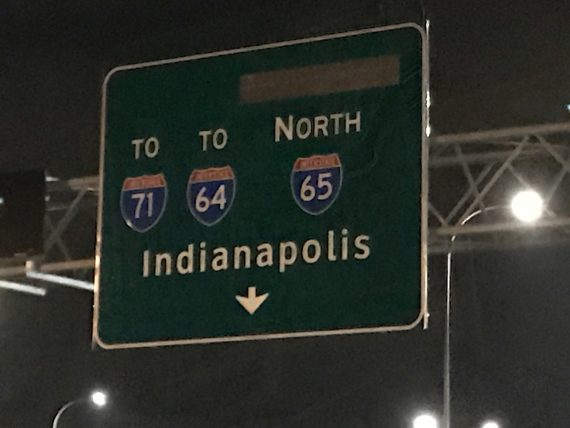Interstate sign 