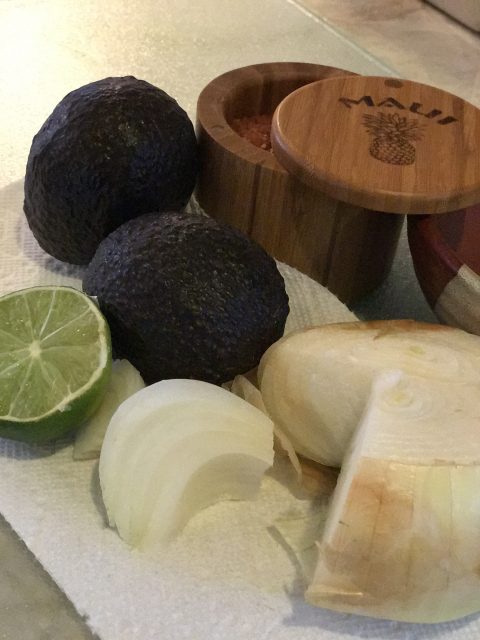 homemade guacamole