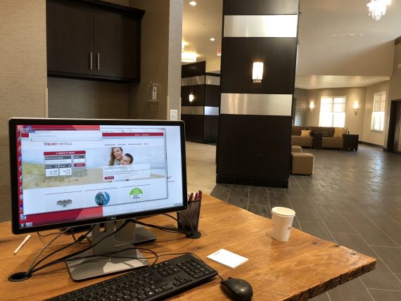 Drury Inn business center